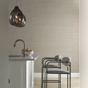 Candice Olson Metallic Silver Jute OS4321 Wallpaper 72 SQ.FT